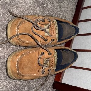 Sperry Kids Tan Dress Shoes